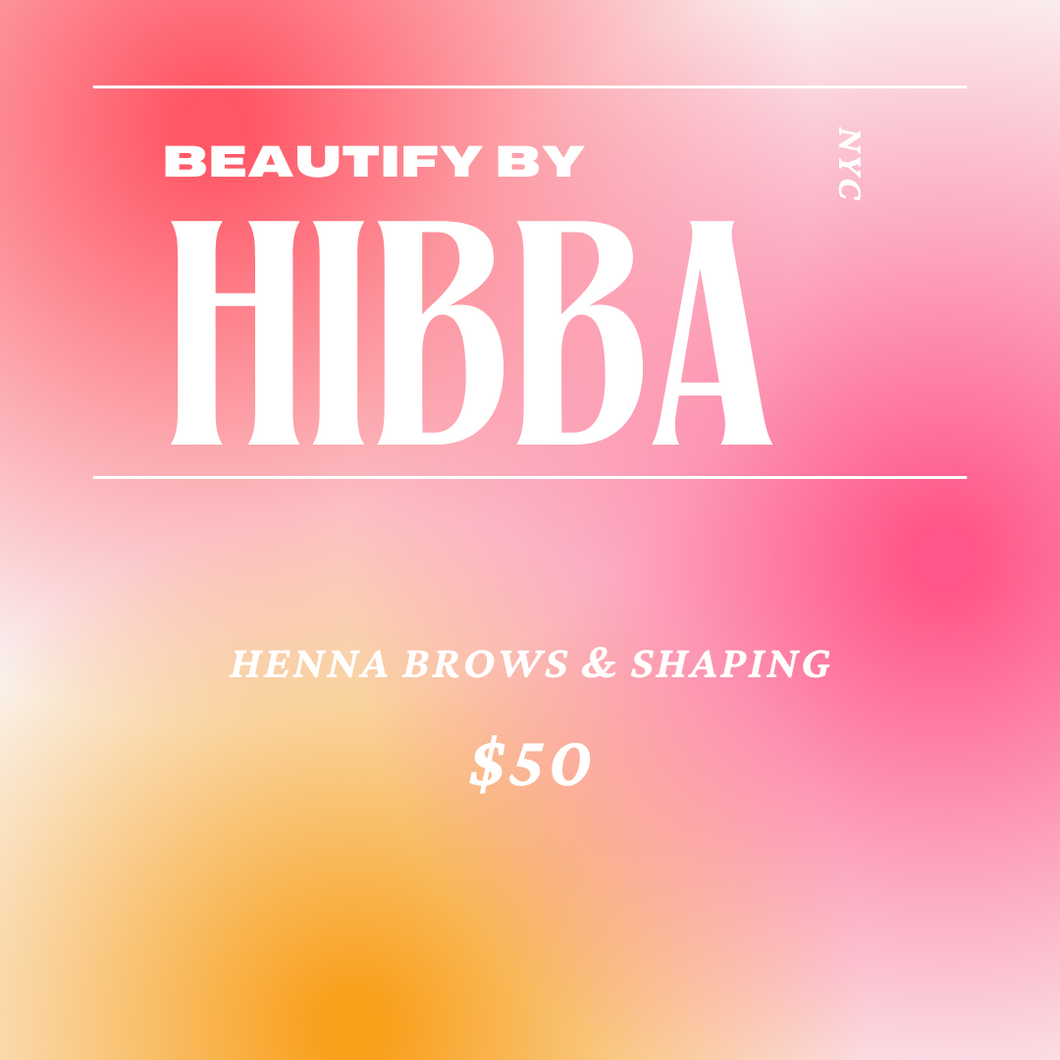 Beautify by Hibba - Henna Brows & Shaping