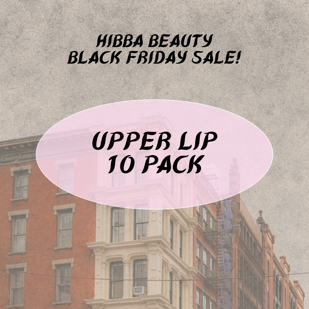 Black Friday Upper Lip 10 Pack