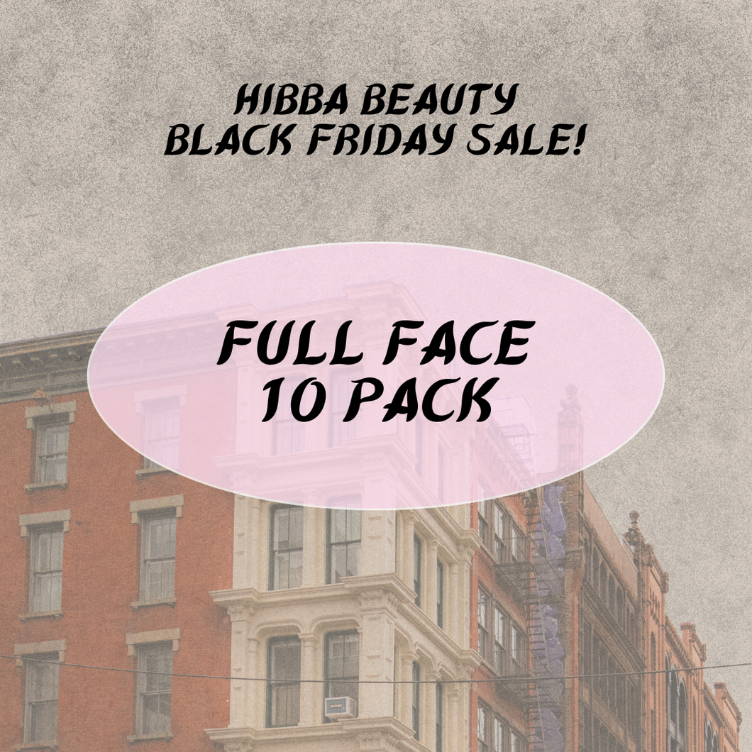 Black Friday Full Face 10 Pack