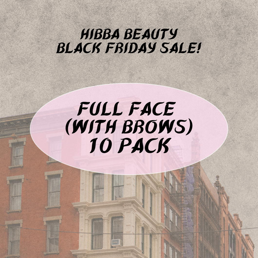 Black Friday Full Face w/ Brows 10 Pack